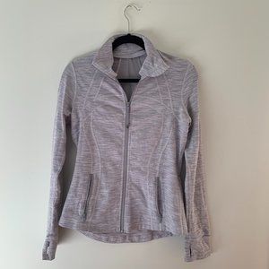 Lululemon Define Jacket light grey zip up